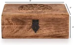 Handmade Mango Wood Tree of Life Keepsake Box: Engraved Jewelry Organizer - Image 3