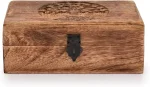 Handmade Mango Wood Tree of Life Keepsake Box: Engraved Jewelry Organizer - Image 4