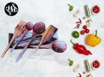 Handcrafted Wooden Kitchen Utensil Set 6 Cooking Utensils. Nonstick Kitchen Cookware. - Image 3