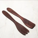 Handcrafted Wooden Kitchen Utensil Set 6 Cooking Utensils. Nonstick Kitchen Cookware. - Image 4
