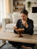 Handmade Walnut Wood Bowl: Rustic Dining & Home Decor - Image 3