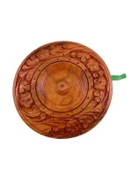 Handcrafted Wooden Coaster Set: Rustic Drink Coasters & Holder - Image 3