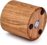 Acacia Wood Desk Organizer: Pen, Pencil, Brush Holder (10.16cm) - Image 2