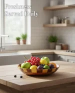 Handmade Wooden Bowl for Soup, Fruits & Salad | Rustic Kitchen and Dining Gift - Image 4