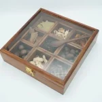 Handmade Wooden Spice Box | Masala Dabba with 9 Containers - Image 3