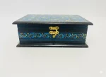 Handmade Wooden Jewellery Box – Vintage Jewelry Organizer, Keepsake Gift - Image 5