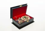 Handmade Wooden Jewellery Box – Vintage Jewelry Organizer, Keepsake Gift - Image 2