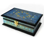 Handmade Wooden Jewellery Box – Vintage Jewelry Organizer, Keepsake Gift - Image 3